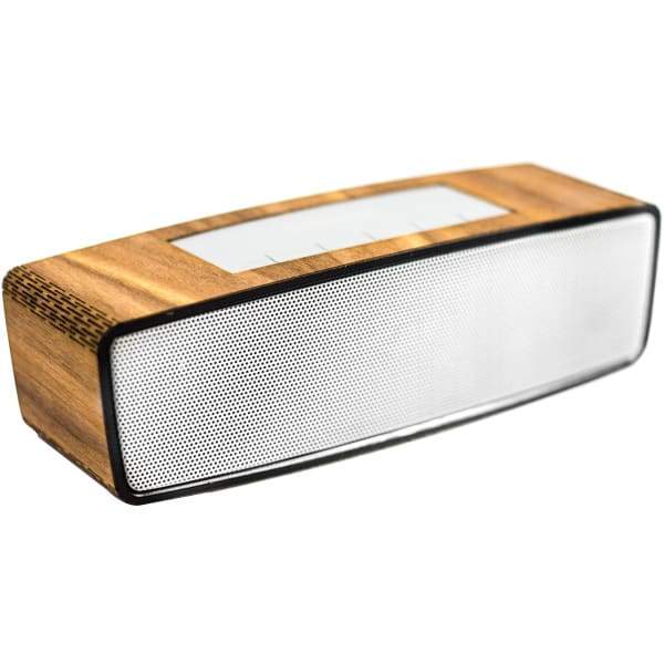 Handcrafted Portable Wooden Bluetooth Speaker with Built In Microphone