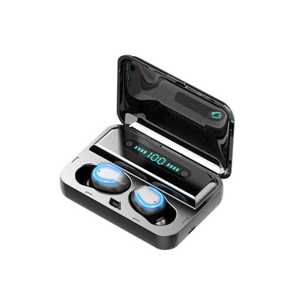 F9 TWS Bluetooth Sport Earphone With LED Display