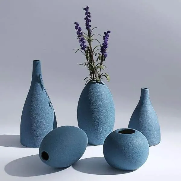 Ceramic Frosted glaze Porcelain Mini vases