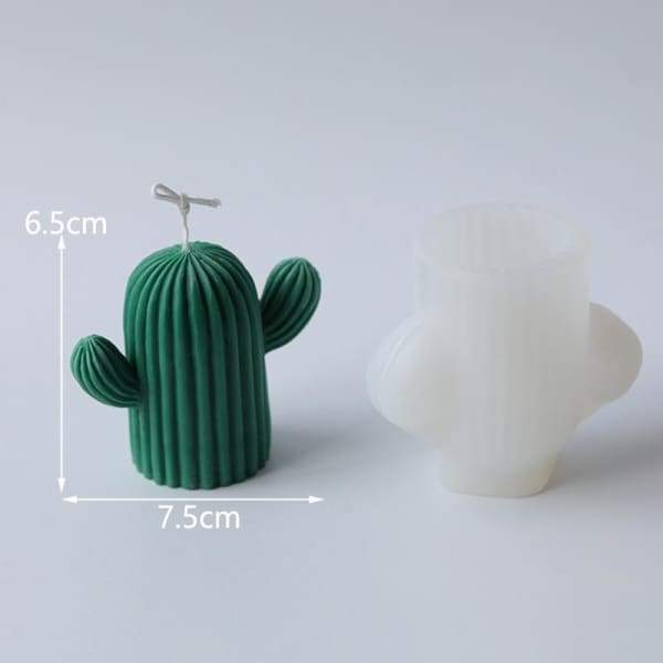 Cactus Shaped Silicone Candle Mould For Home Decoration & Aromatherapy
