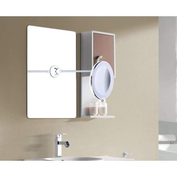 360 Rotates 10x Magnifying LED Lighted Makeup Mirror