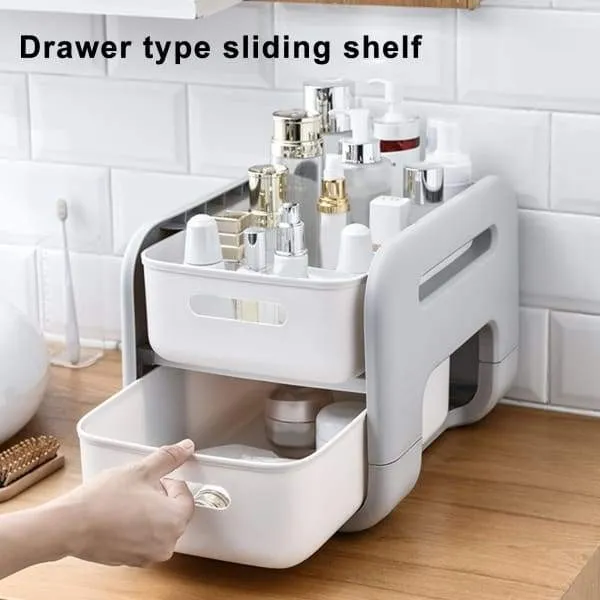 2 Tiers Kitchen Storage Shelf Cabinet In Narrow Gap