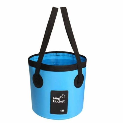 Waterproof Portable Fishing Bucket | Folding Bucket Bag Travel Car Wash Bucket
