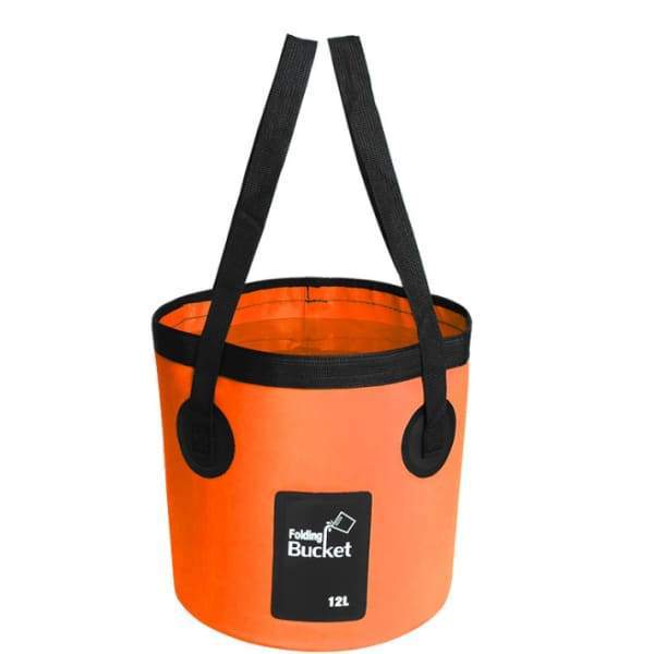 Waterproof Portable Fishing Bucket | Folding Bucket Bag Travel Car Wash Bucket