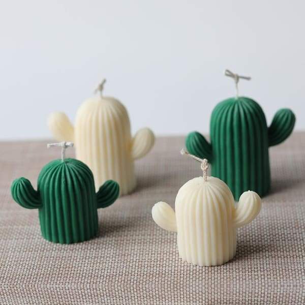 Cactus Shaped Silicone Candle Mould For Home Decoration & Aromatherapy