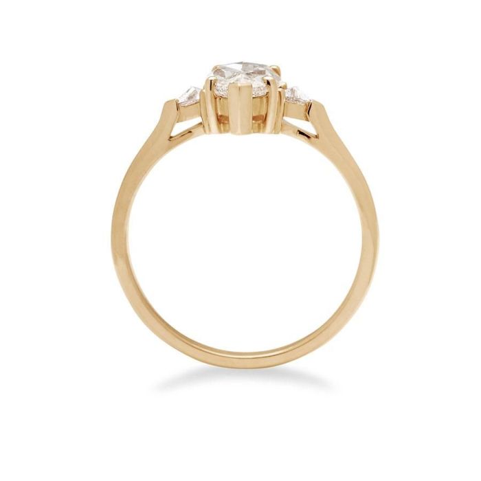 Three Stone Marquise Cut Bridal Set