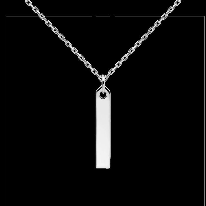 Sterling Silver Flame Necklace