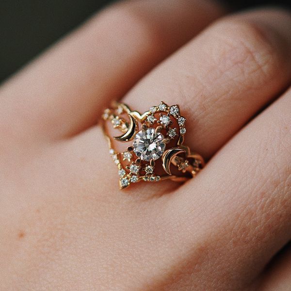 Sterling Silver WANDERING STAR RING