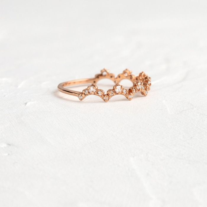 Sterling Silver Lace Edge Ring