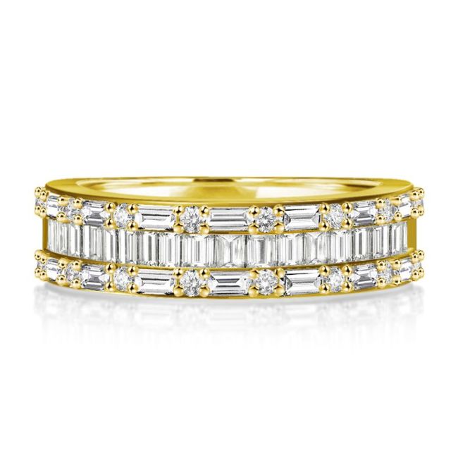 Baguette Wedding Band Ring