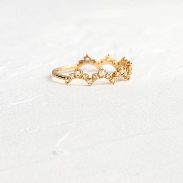 Sterling Silver Lace Edge Ring