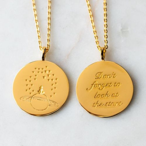 Sterling Silver Mindful Coin Necklace