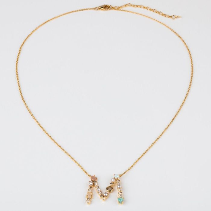 Opal Monogram Pendant
