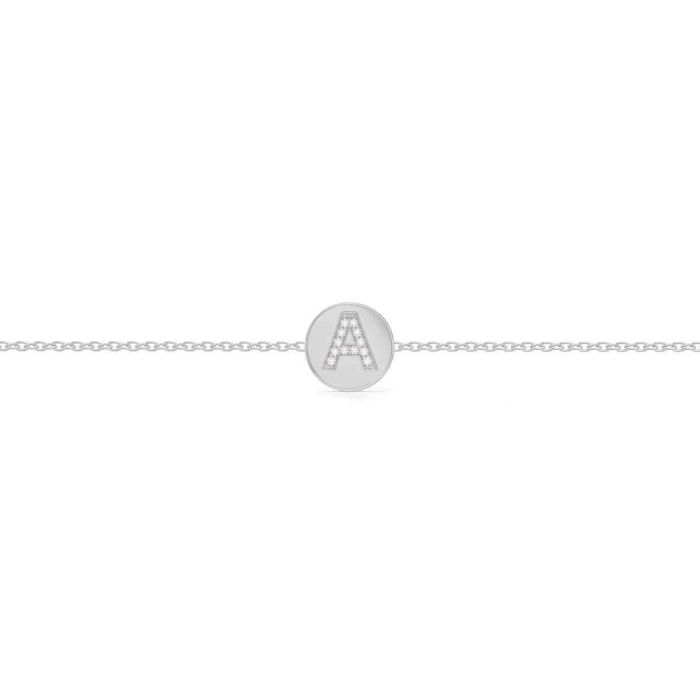 Initial Coin Bracelet