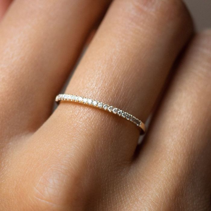 Simple Pave Eternity Band