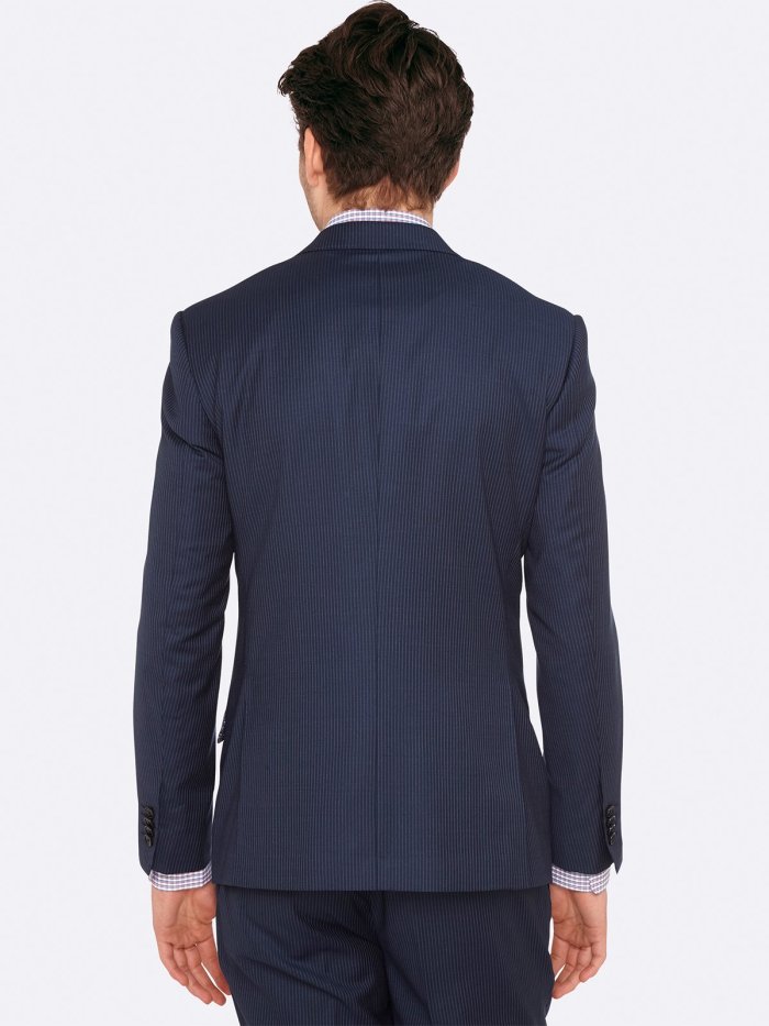 MARLOWE WOOL SUIT JACKET NAVY