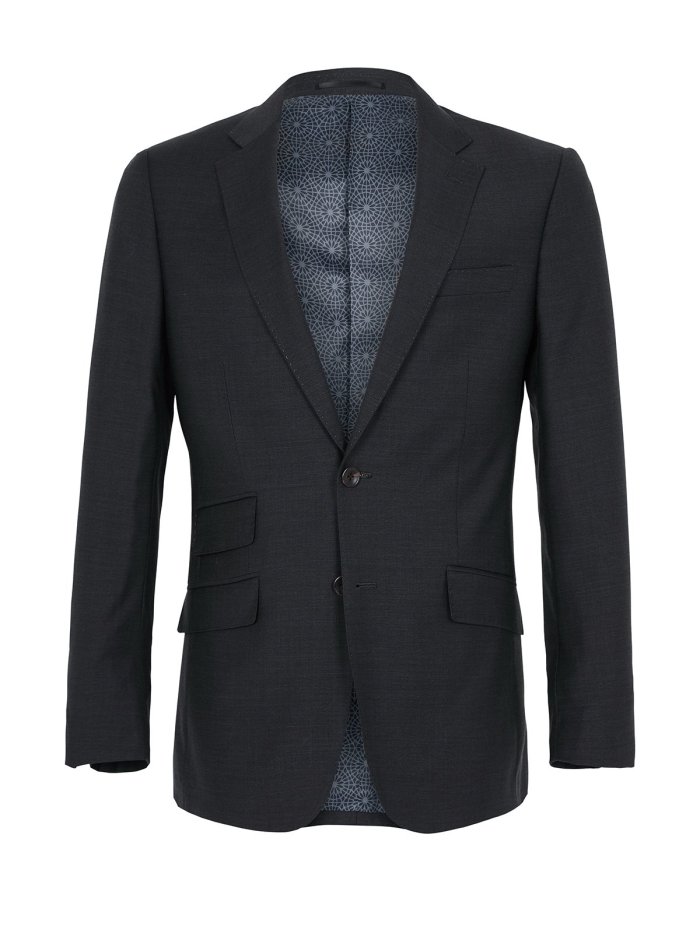 MARLOWE WOOL SUIT JACKET CHAR