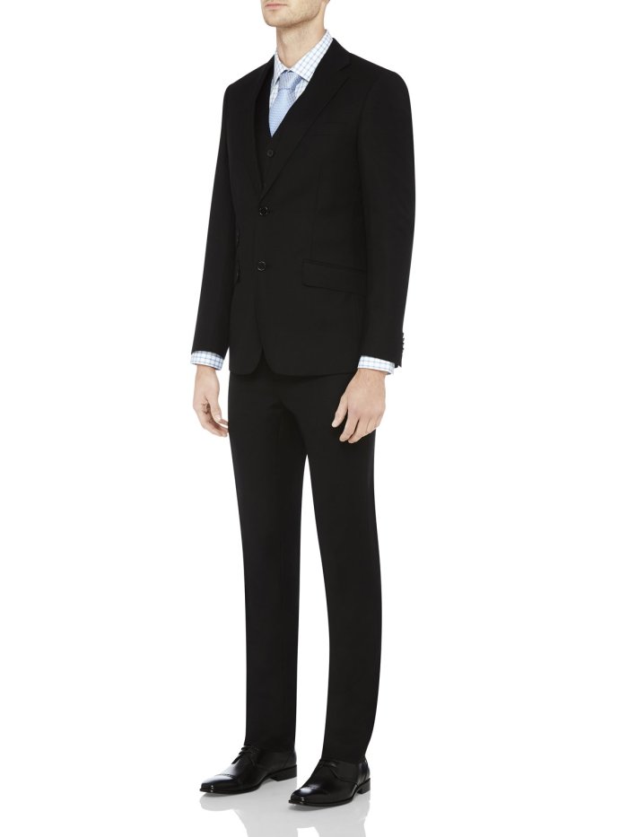 MARLOWE WOOL SUIT JACKET BLUE