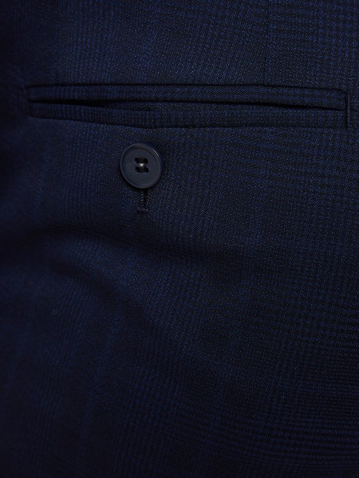 AUDEN ECO CHECKED SUIT TROUSERS