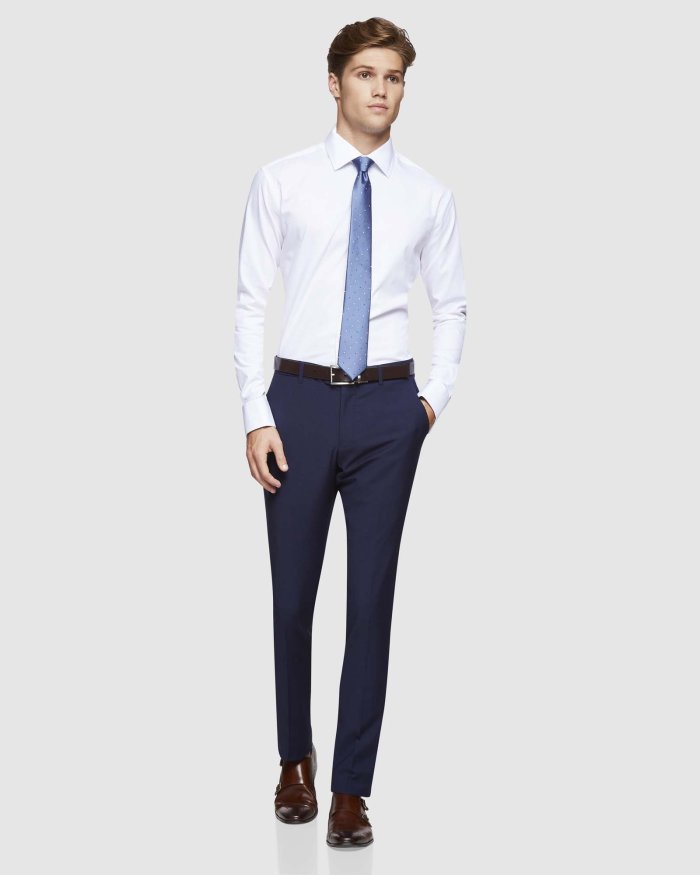 TRAVEL AUDEN WOOL SUIT TROUSERS