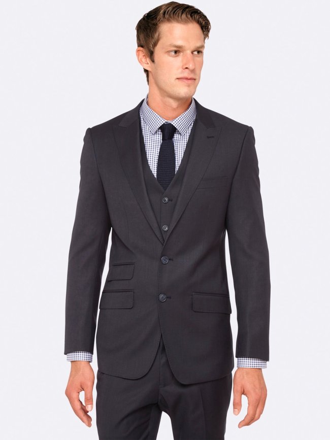 HOPKINS PEAK LAPEL SUIT JACKET INKX