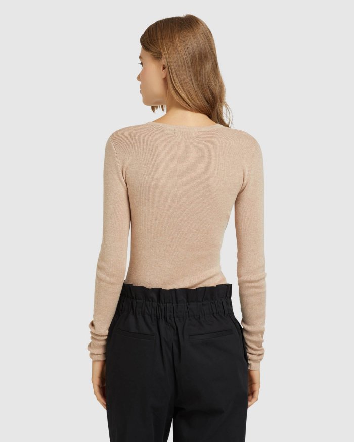 HOLLY RIB SKINNY KNIT