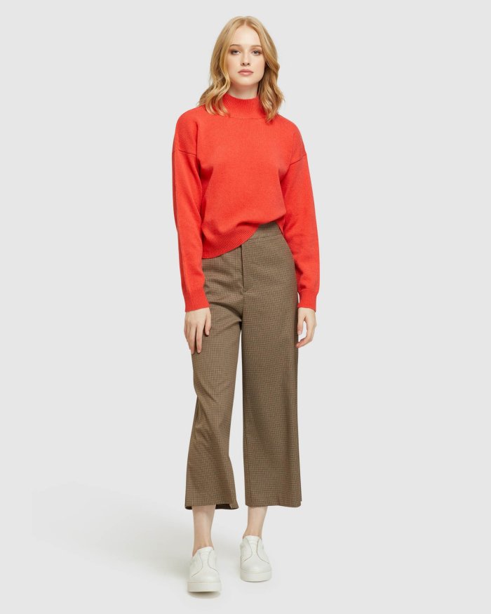 LUCY FUNNEL NECK KNIT