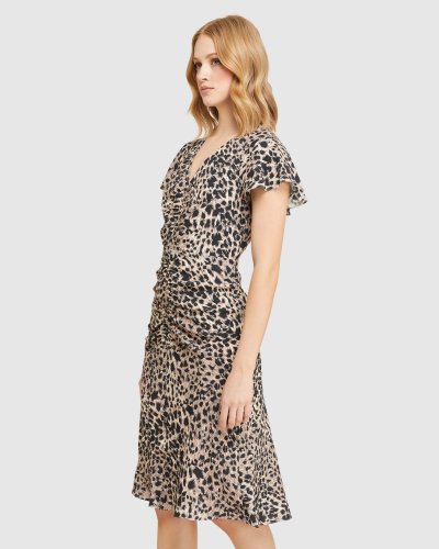 RINNA ANIMAL PRINT DRESS