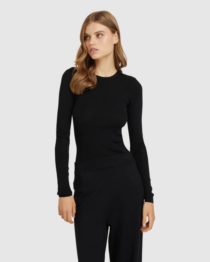 HOLLY RIB SKINNY KNIT