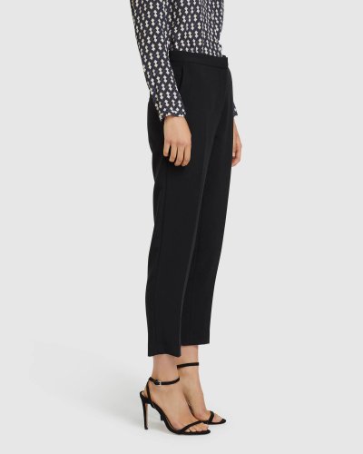 CHARLA ECO BLACK SUIT PANTS