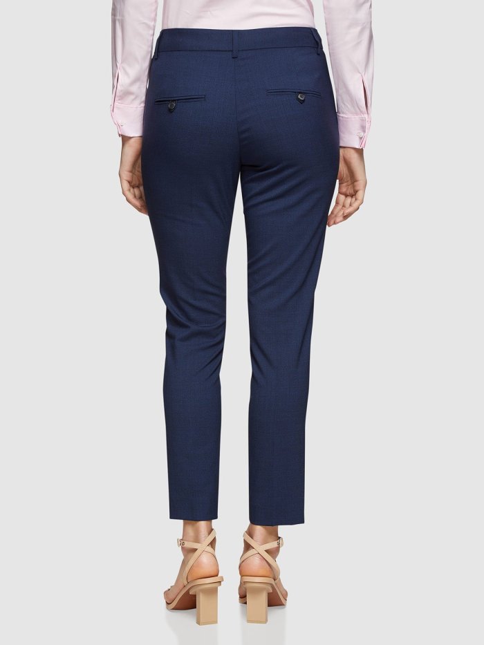 EMMA WOOL LYCRA SUIT TROUSERS