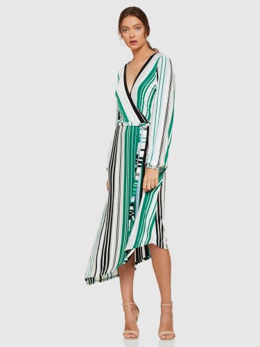 FION STRIPE KNIT DRESS