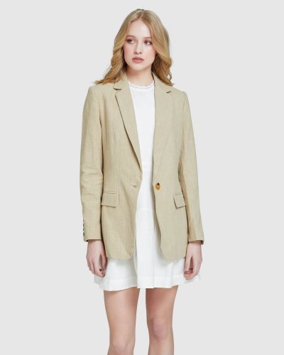 LOLA LINEN BLAZER