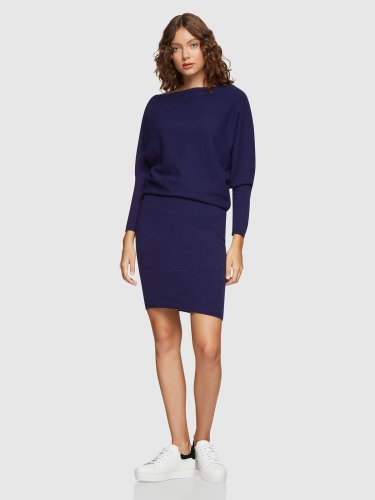 EMMA BOATNECK KNITTED DRESS