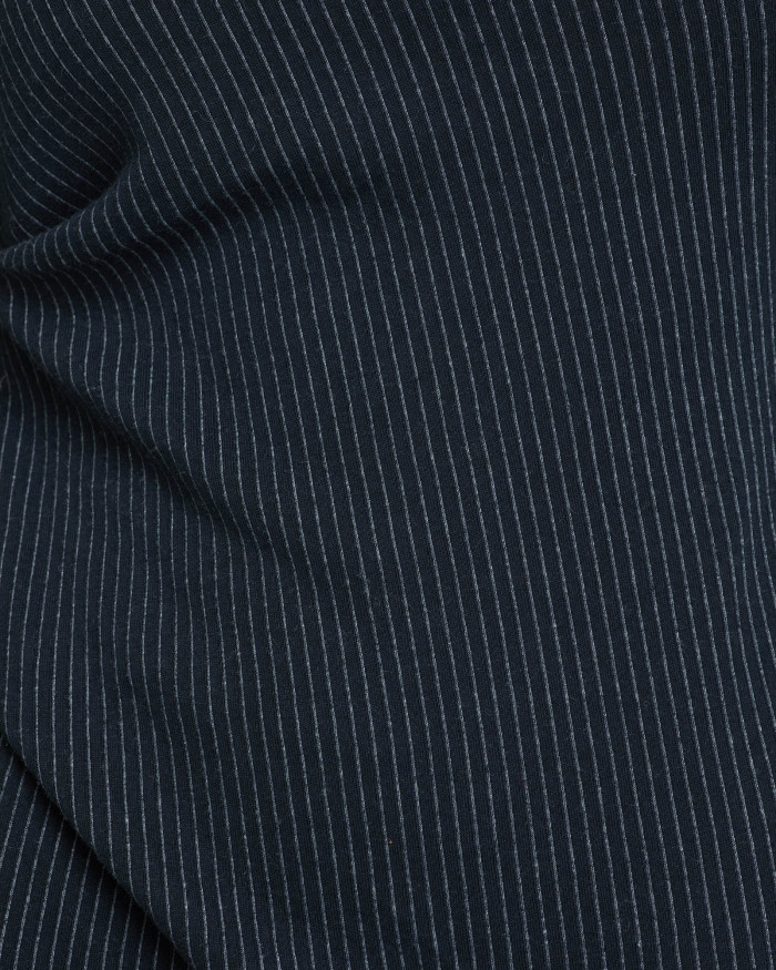 HARTLEY JACQUARD PINSTRIPE DRESS