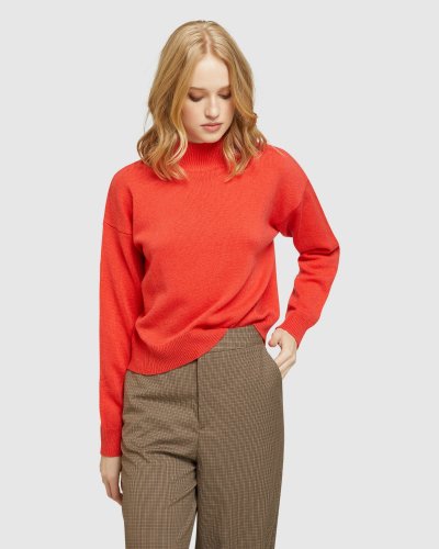 LUCY FUNNEL NECK KNIT