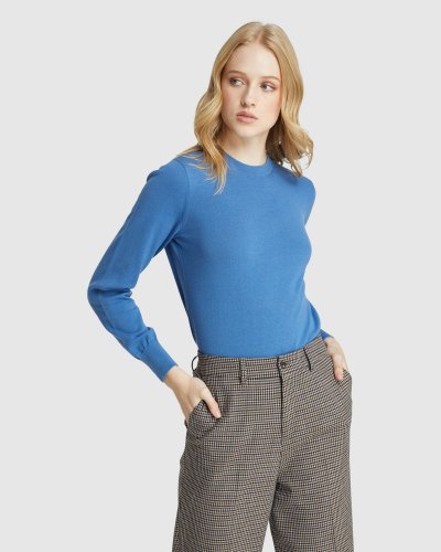 FLORENCE COTTON CREW NECK KNIT