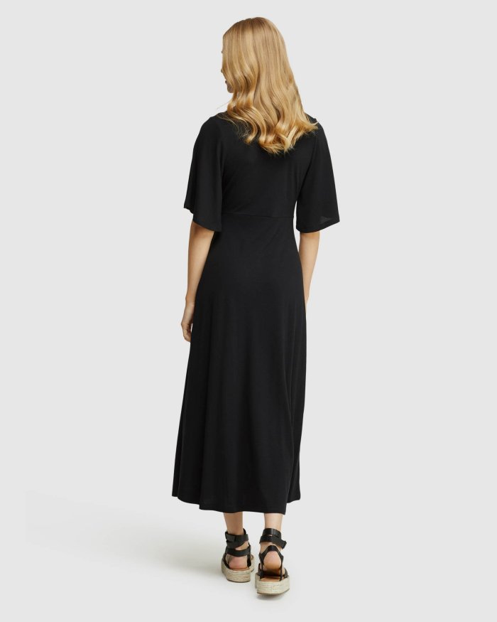 FLORENCE KEYHOLE KNIT MAXI DRESS