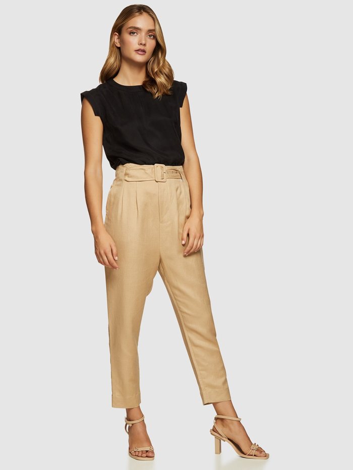 SKYLAR WOVEN FRONT T-SHIRT