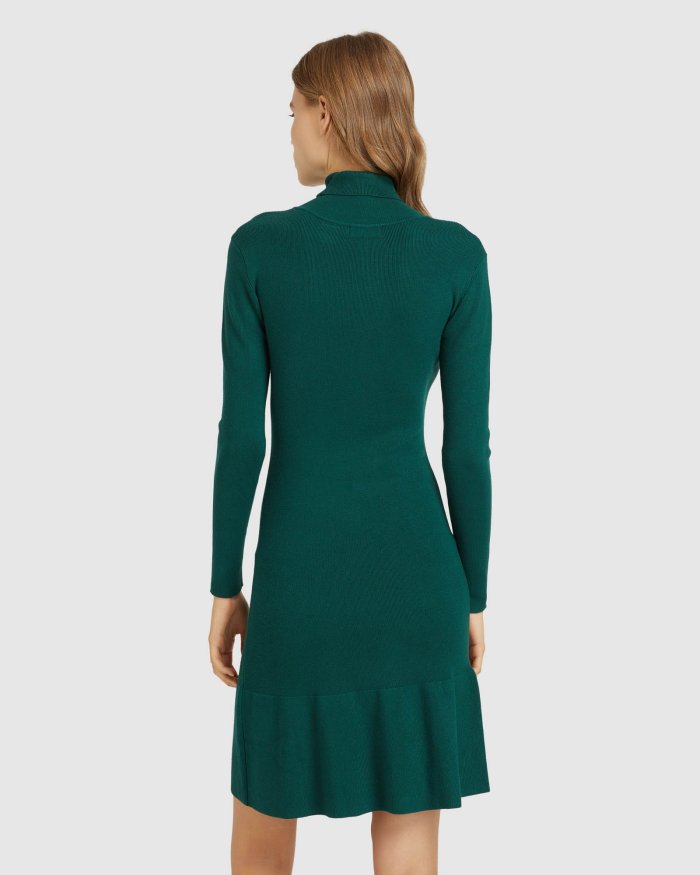 SCARLETTE TURTLE NECK KNITTED DRESS