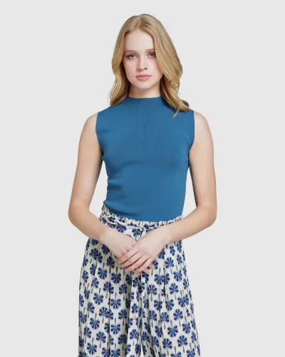 REBECCA SLEEVELESS KNIT