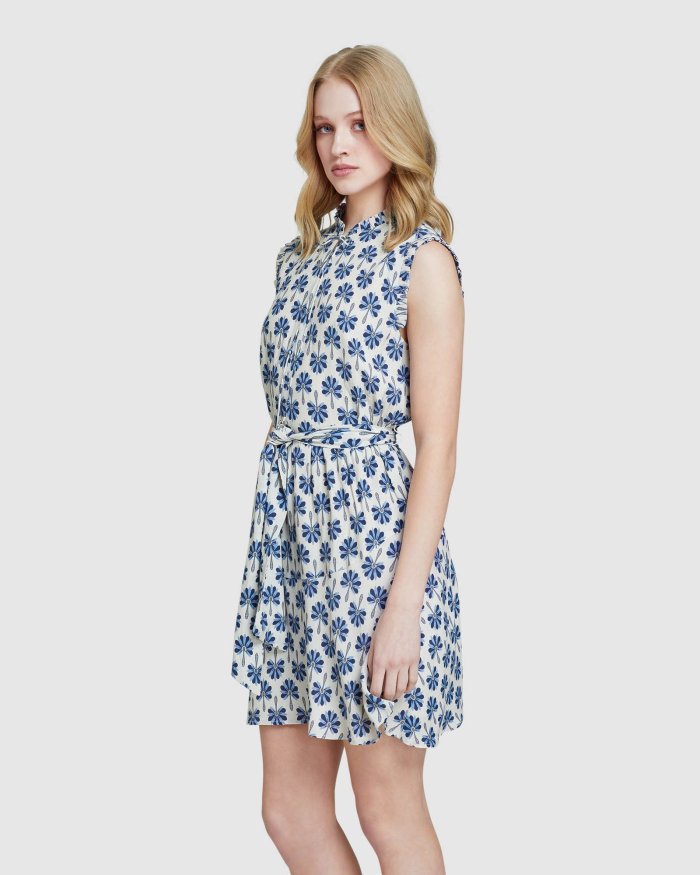 NINA GEO PRINT DRESS