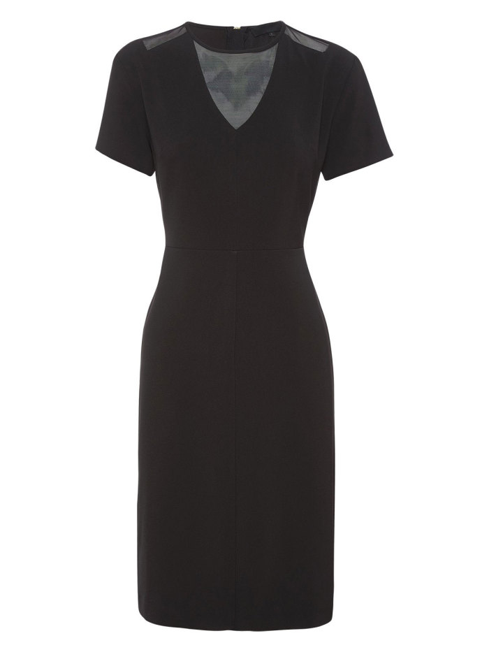 CHANGES MESH INSERT DRESS