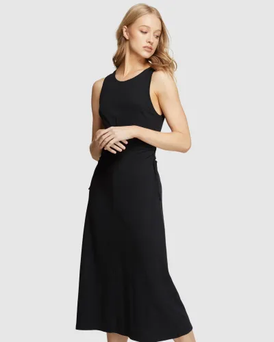 CANDY CUTOUT WAIST KNITTED DRESS