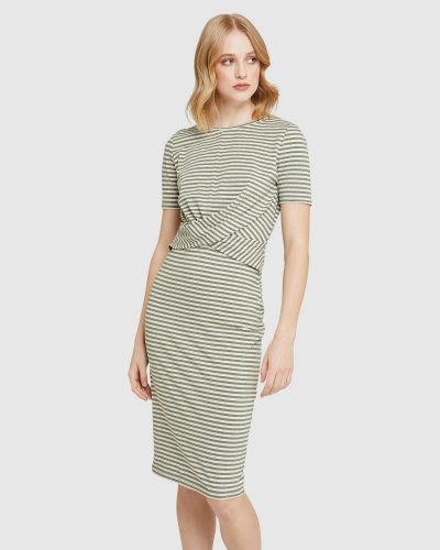 PENNY KNIT STRIPED DRESS