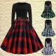 Autumn and Winter Xmas Clothes Christmas Costume for Women Casual Long Sleeve Halloween Print Party Dress