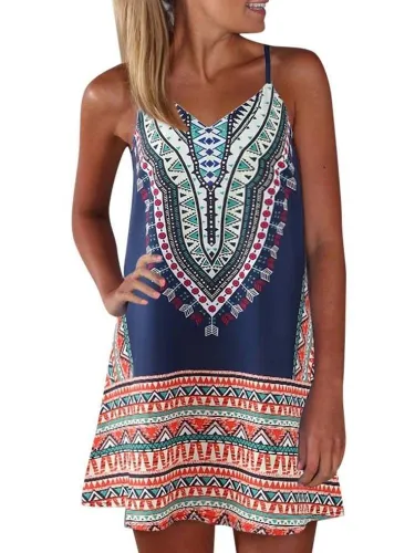 New Floral Halter Dress Skirts For Summer P157809694