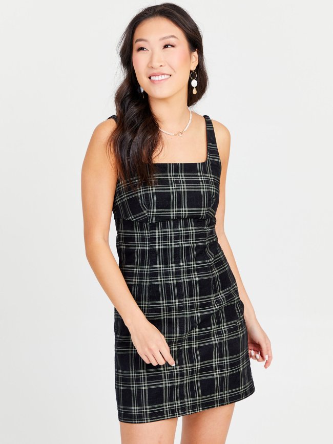 Janara Plaid Dress