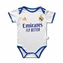 Real Madrid 21/22 Home Infant Rompers White