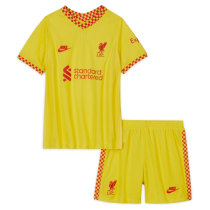 Kids Liverpool 21/22 Third Jersey and Short Kit